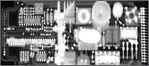 Elektronik Röntgenbild Leiterplatte 2